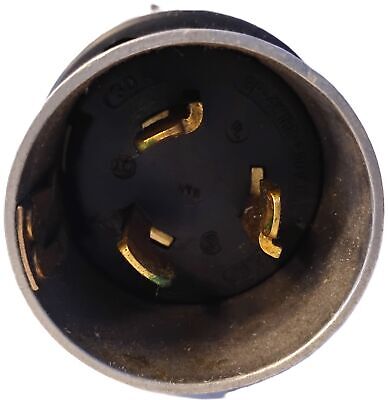 Hubbell HBL3765C 250 V DC / 600 V AC 50 A 3 P 4-Wire Twist Lock Plug