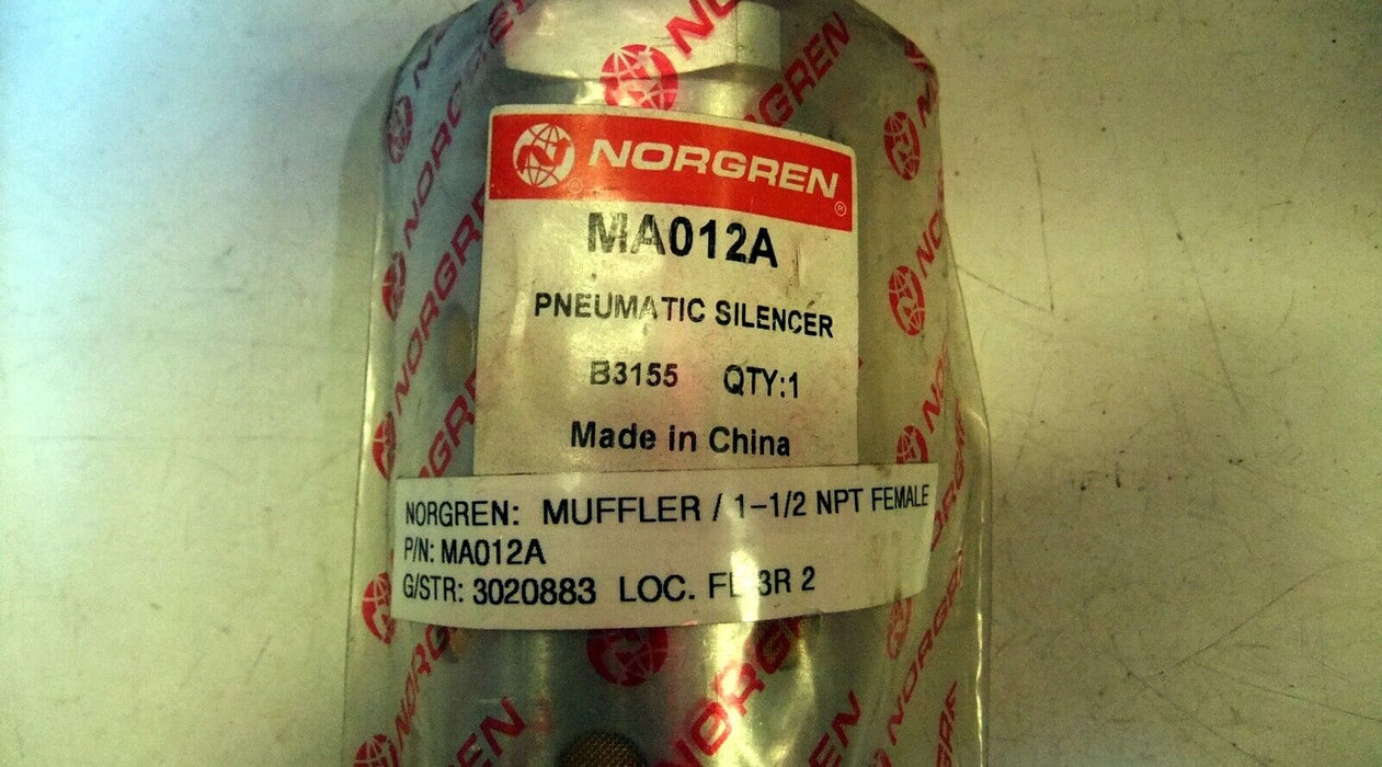 Norgren Pneumatic Silencer MA012A