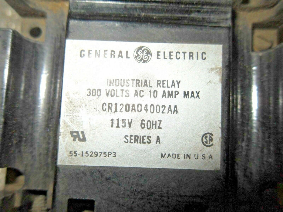 GE CR120A04002AA Industrial Relay
