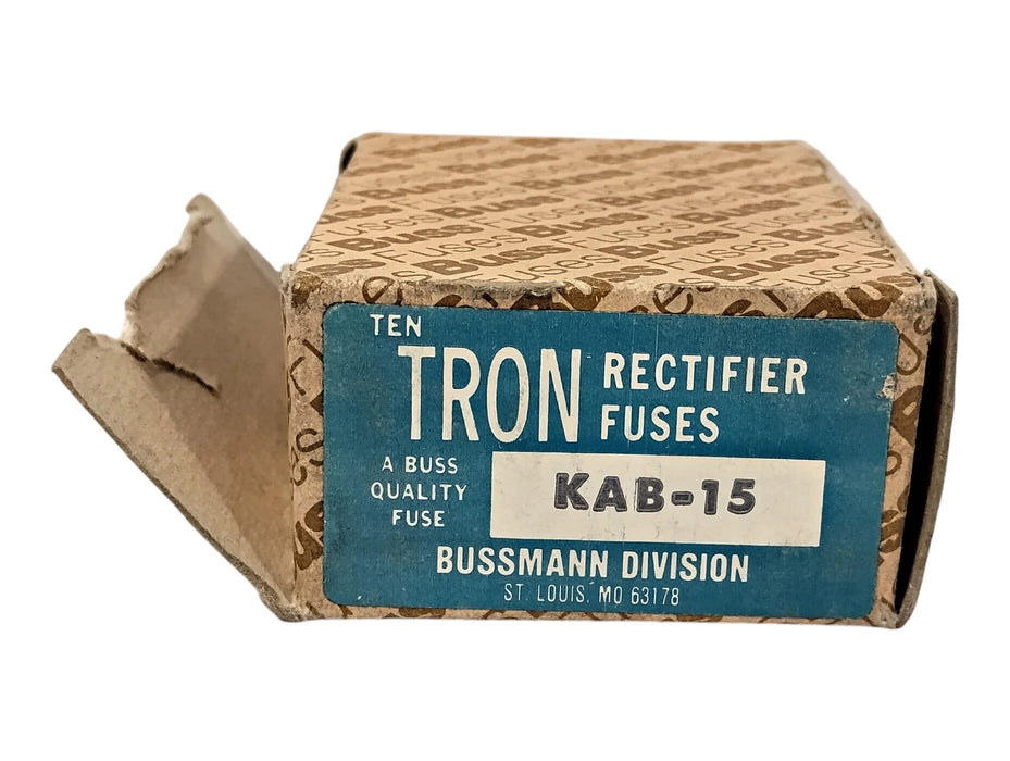 Bussmann KAB-15 250 VAC 15 A Current-Limiting Very Fast-Acting Rectifier Fuses