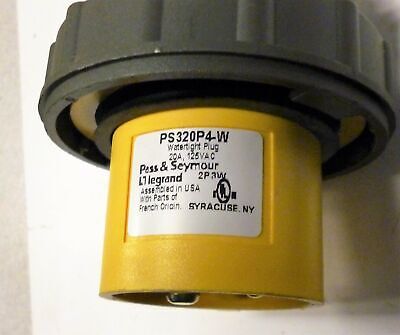 Pass & Seymour PS320P4W 125V 20A Water-Tight Plug