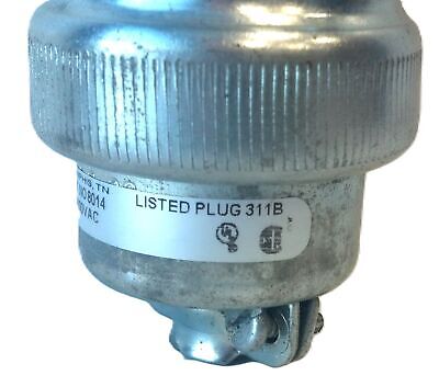 Russellstoll 8014 30 A 250 V Standard Ever-Lok Male Plug