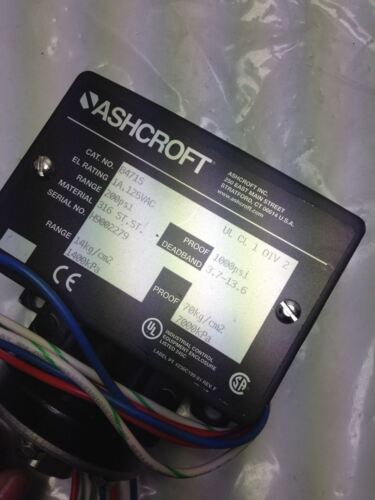 Ashcroft nB471S Pressure Switch