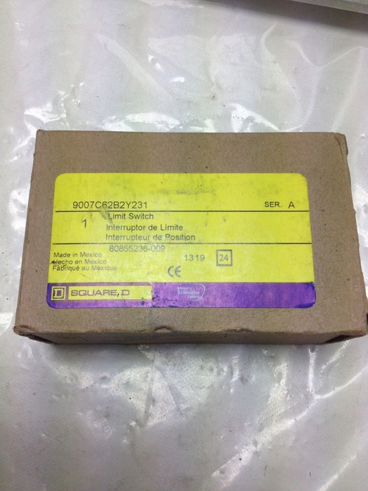 Square D 9007C62BY231 Limit Switch