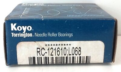 Koyo Torrington RC-121610 3/4" Bore 1" OD Needle Roller Bearing - Lot of 2
