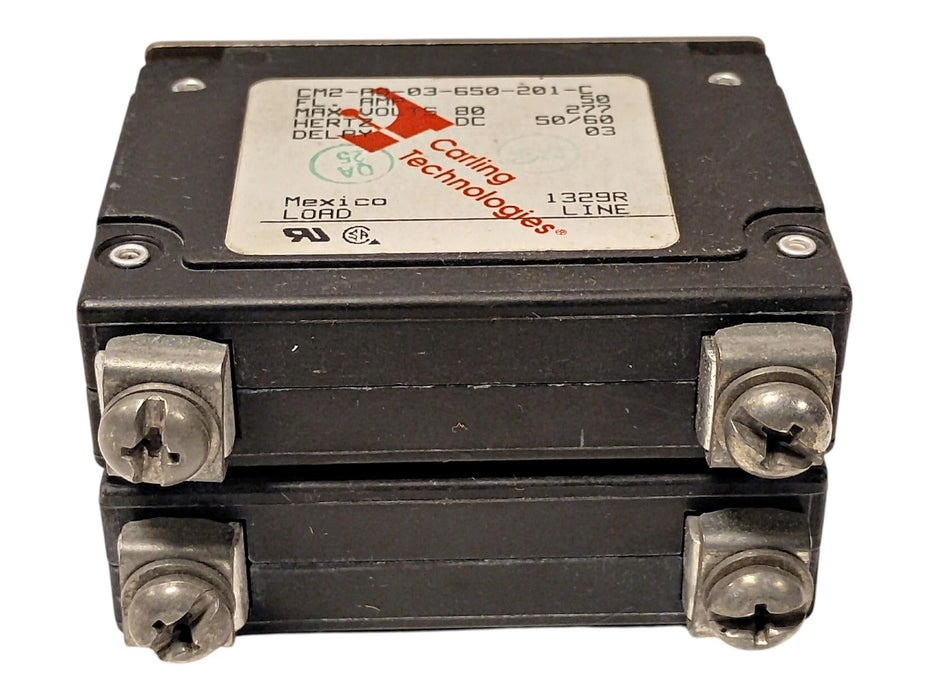 Carling Technologies CM2-A0-03-650-201-C 80VDC/277VAC 50 A 2-Pole Toggle Switch
