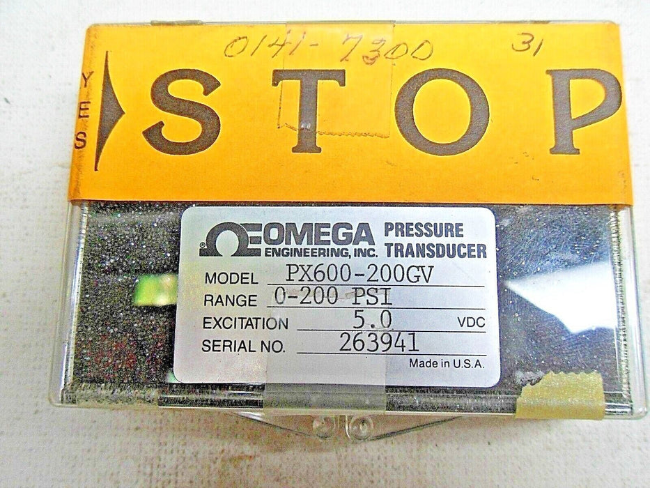 Omega Px600-200Gv Transducer