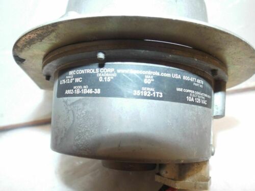 BEC CONTROLS CORP PRESSURE SWITCH A9021P1B4638