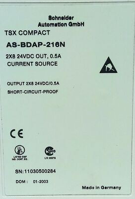 Schneider Electric AS-BDAP-216N TSX 24 V DC 0.5 A PLC Output Module