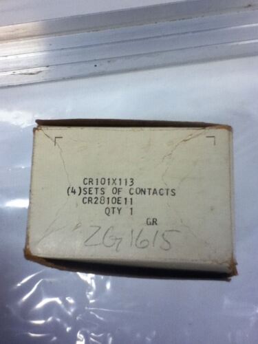 GE GE CR101X113 CONTACT KIT CR2810 SIZE 3 PARTS CONTACTOR B412798