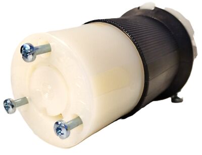Hubbell HBL2313 TWIST-LOCK NEMA L5-20R 125 V AC 20 A 2 Pole 3 Wire Female Plug