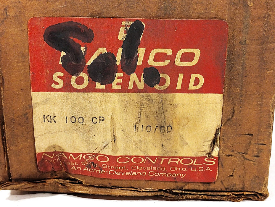 NAMCO KK100CP 110/120 V AC Push-Type Linear Solenoid