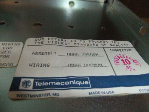 Telemecanique 100A Motor Controller 084-02769