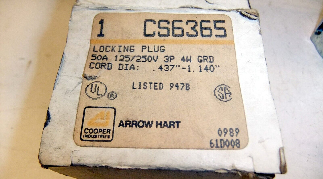 Arrow Hart Locking Plug CS6365
