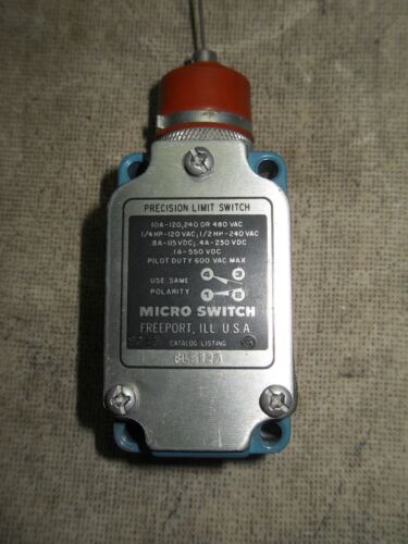 Honeywell MICRO SWITCH 8LS125 LIMIT SWITCH