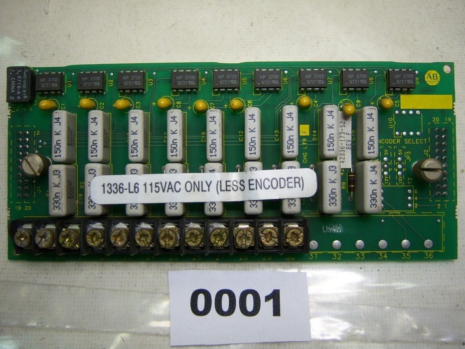 Allen-Bradley Control Interface Board Less Encoder 1336-L6