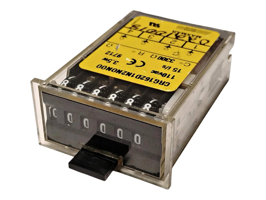 SAIA CRG162D1N2N0N00 MAXMAR 115 V AC 15 i/s Electronic Counter