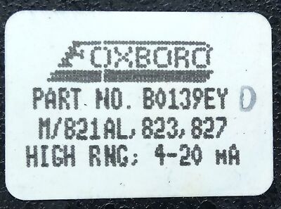 Foxboro B0139EY Pressure Transmitter