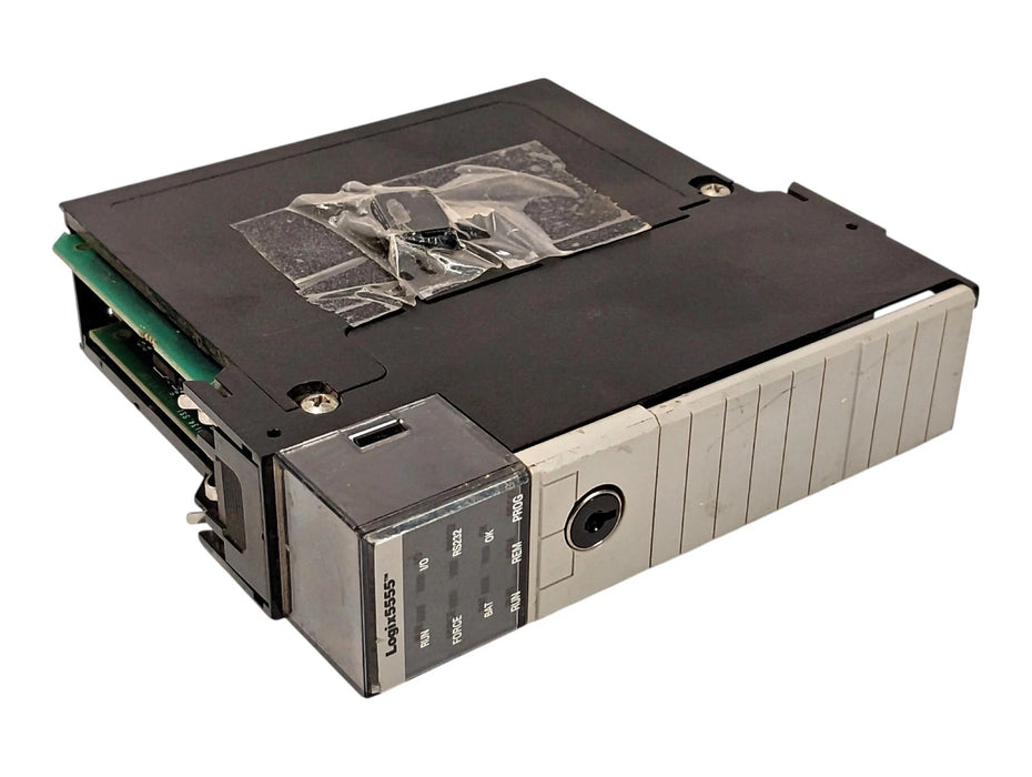 Allen-Bradley 1756-L55 Ser A Rev K01 PLC Processor w/ 1756-M14/A Memory Module