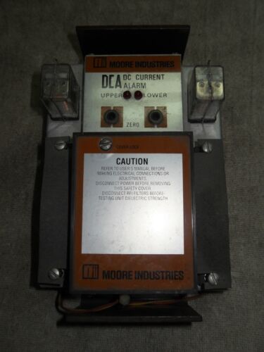1 MOORE INDUSTRIES DCA/1-5V/DH1H1/117AC-RE-RF DC CURRENT ALARM