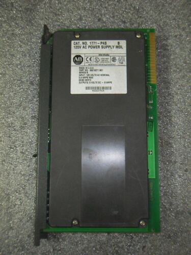 1 Allen-Bradley 1771-P4S B AC POWER SUPPLY MODULE