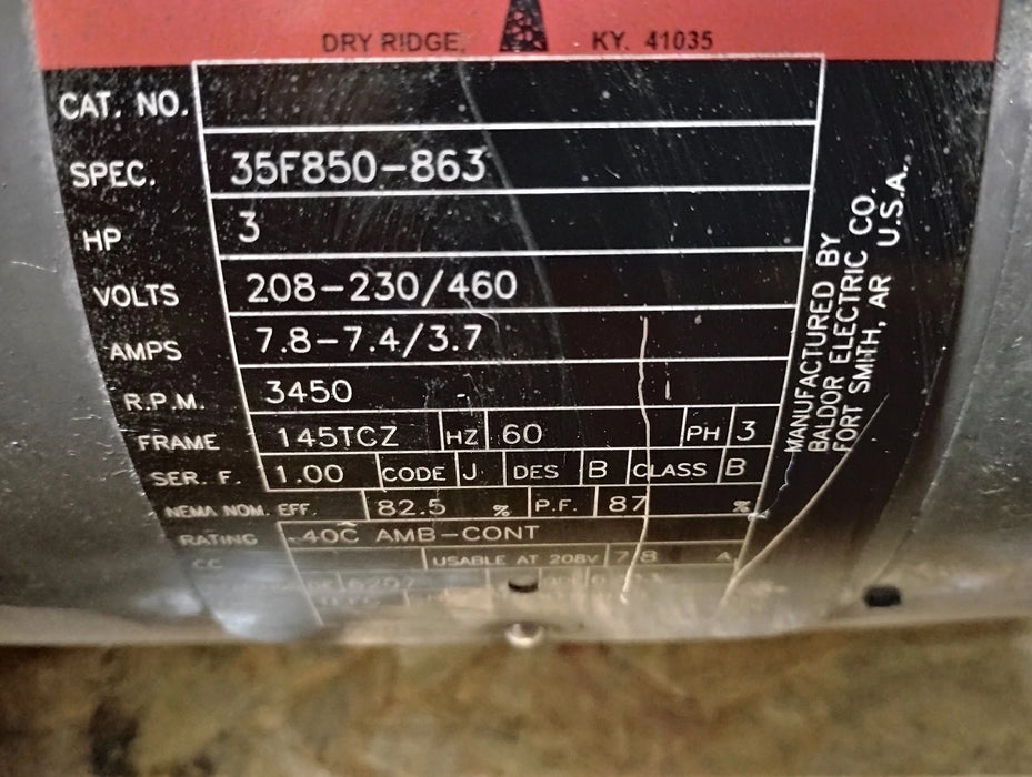 Gusher Pumps 11019CIH-A 208-230/460 V 3 HP 3PH 3450 RPM 182 GPM Centrifugal Pump