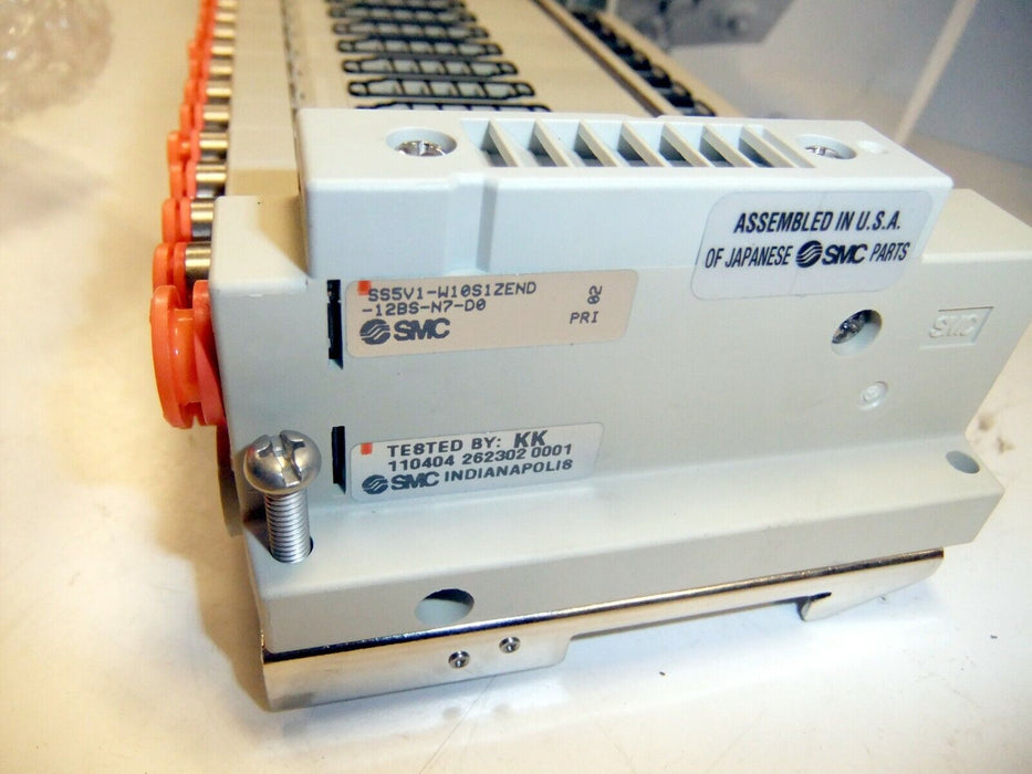 SMC 12 Station Manifold SS5V1-W10S1ZEND-12BS-N7-D0