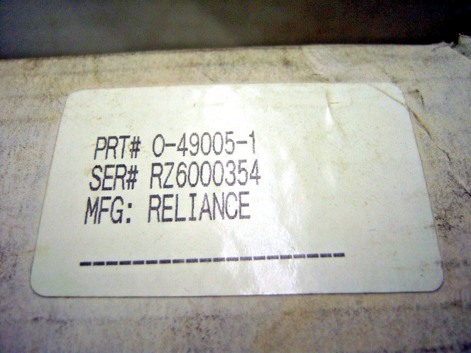 Reliance Linear Voltage Time Board 0-49005-1 SEALED