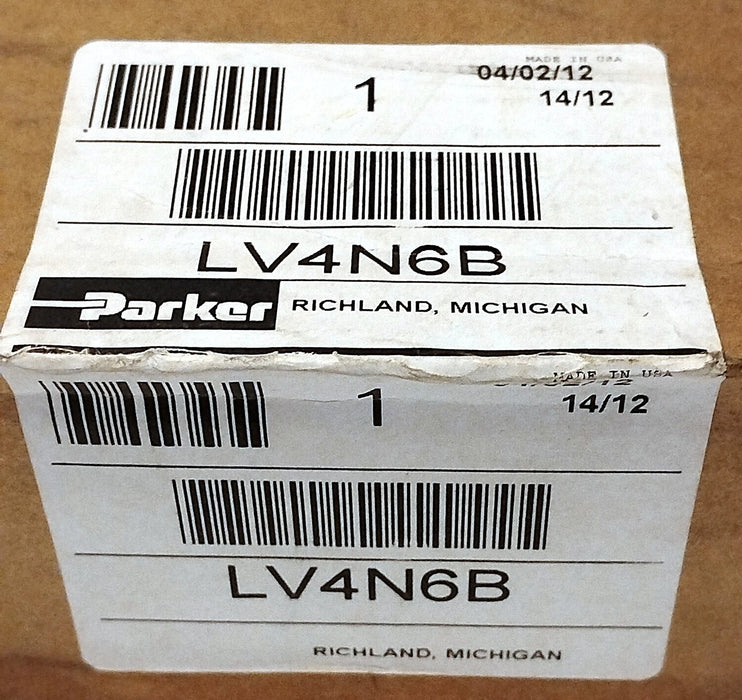 Parker LV4N6B 300 psi 1/2" NPT Push/Pull Lockable Safety Air Control Valve