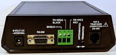 Adaptive Micro Systems 10881111 Ser A RS232/RS465 Converter Box w/ Accessories