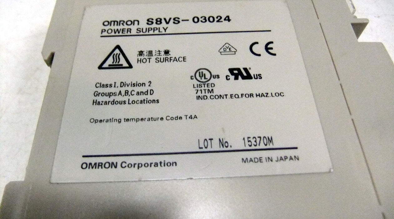 Omron S8VS-03024 Power Supply