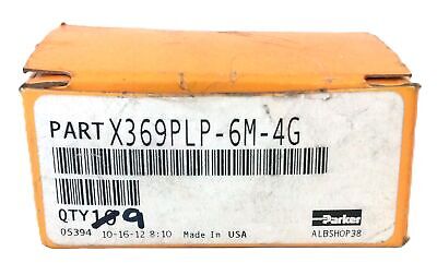 Parker 369PLP-6M-4G 6mm Male Elbow 90¬∞ Push-to-Connect Instant Pneumatic Fitting