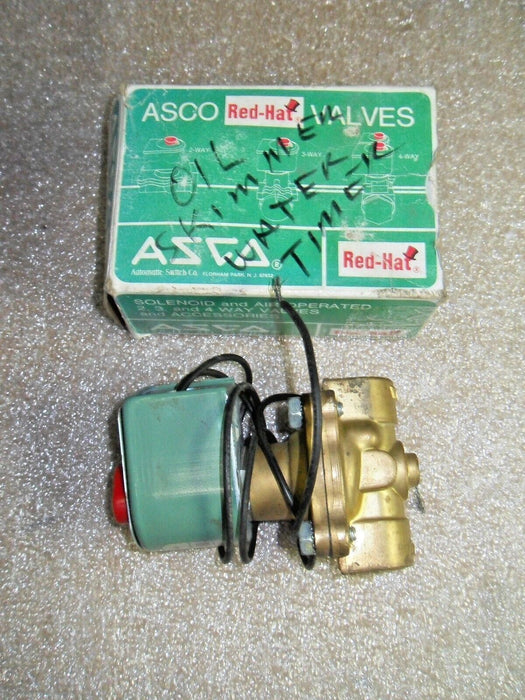ASCO 8210C33 120V Solenoid Valve 3/8"