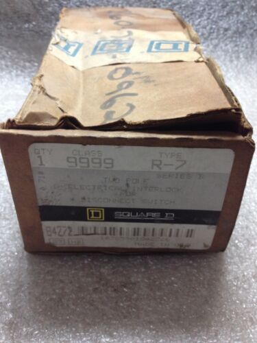 Square D 9999 R-7 TWO POLE INTERLOCK FOR DISCONNECT SWITCH