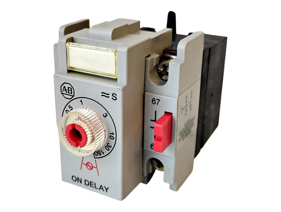 Allen-Bradley 196-FTA Ser B 0.1-180 Sec 1 NO/1 NC On Delay Pneumatic Timing Unit