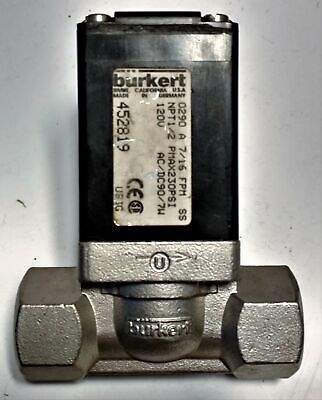 Burkert 45819 2 Way Solenoid Valve