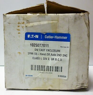 Eaton 10250T7011 Selector Switch in Die Cast Enclosure