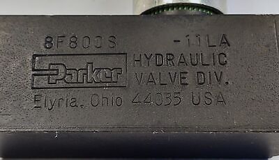 Parker 8F800S-11LA Hydraulic Flow Control Valve