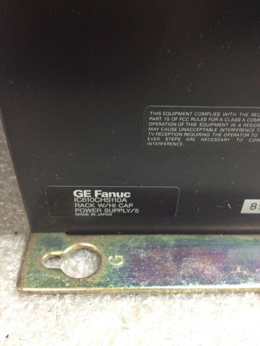 GE Fanuc IC610CHS110A Rack Power Supply with 4 Modules