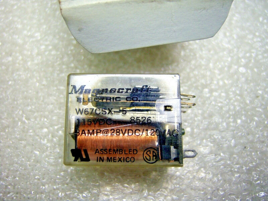 Magnecraft 3A Relay W67CSX-5 115V