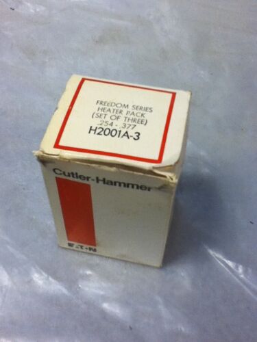LOT OF 3 Cutler-Hammer H2001A-3 HEATERS