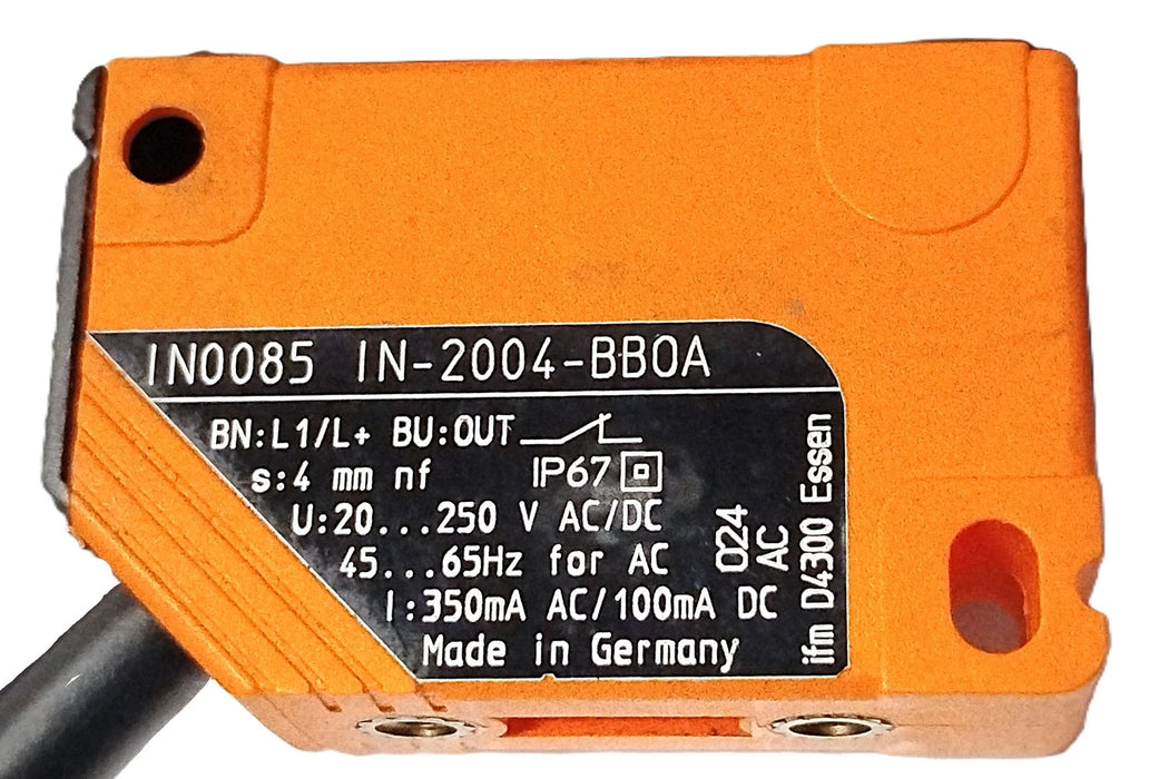 Efector IN-2004-BBOA IN0085 20-250 V AC/DC Inductive Proximity Sensor