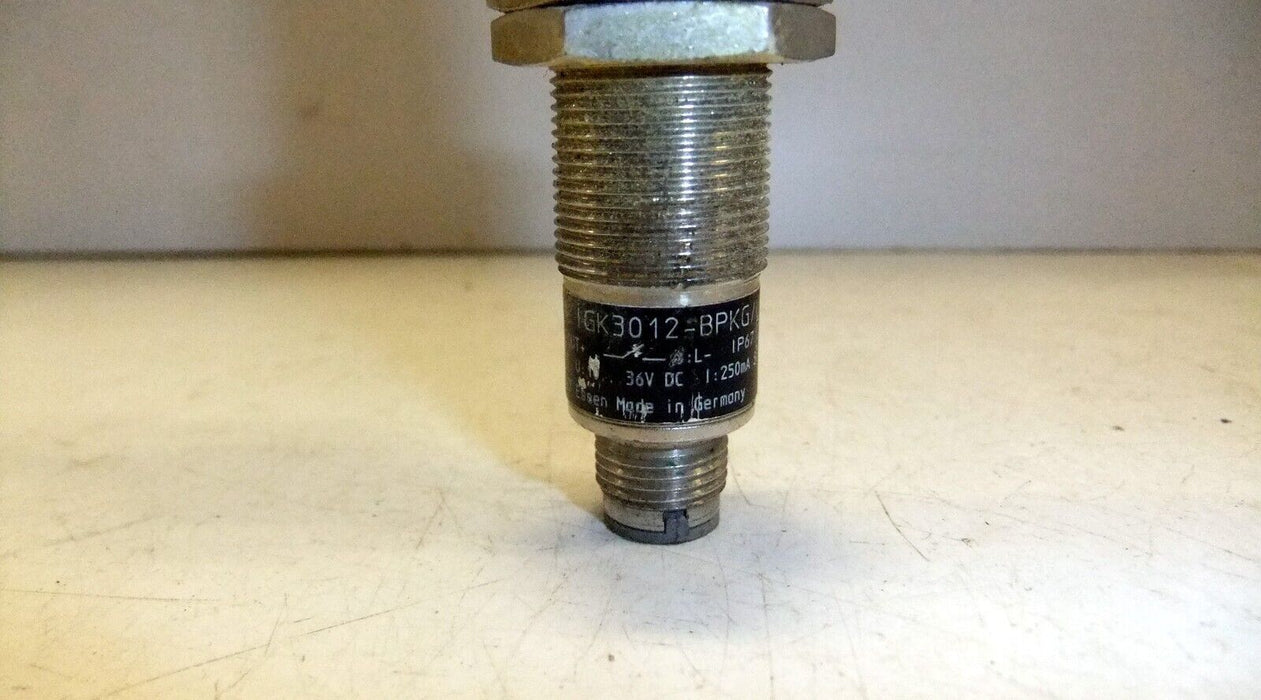 IFM Efector Inductive Sensor IG5841 IGK3012-BPKG/US-100-DPS