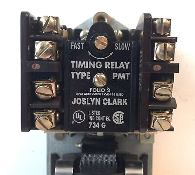 Joslyn Clark 713UPE-76 110-120 V AC Coil 2NO/2NC PMT Pneumatic Timing Relay