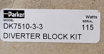 Parker DK7510-3-3 3/8" NPT Pneumatic Diverter Block Kit