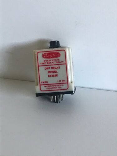 Dayton Time Delay Relay 6X153E