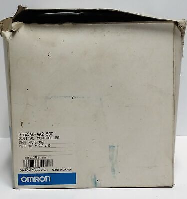 Omron E5AK-AA2-500 reprogrammed for use as a substitute E5AX-VAA