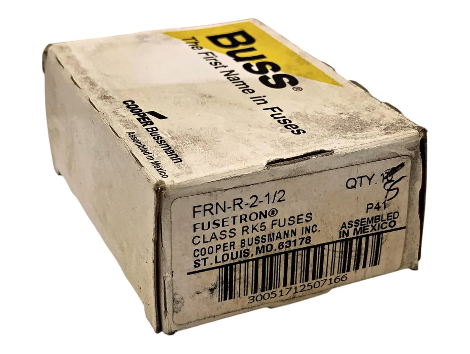 Bussmann FRN-R-2-1/2 250 V AC 2.5 A Current-Limiting Time-Delay Fuse