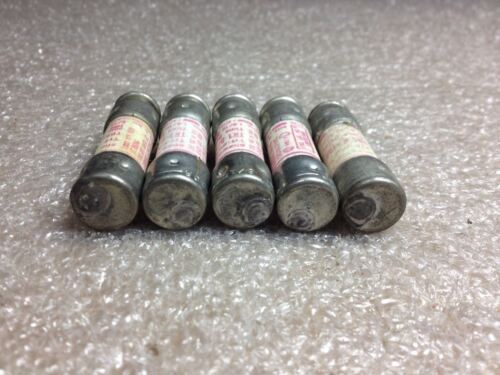 5 Gould Shawmut Tri-onic TR-6/10R Fuses