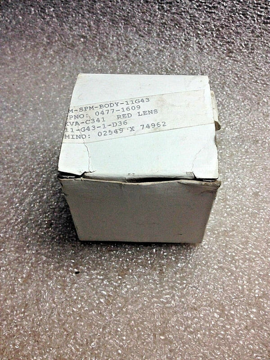 Telemecanique XCAV341 Lens Red Steady Light Lamp 240VAC/DC